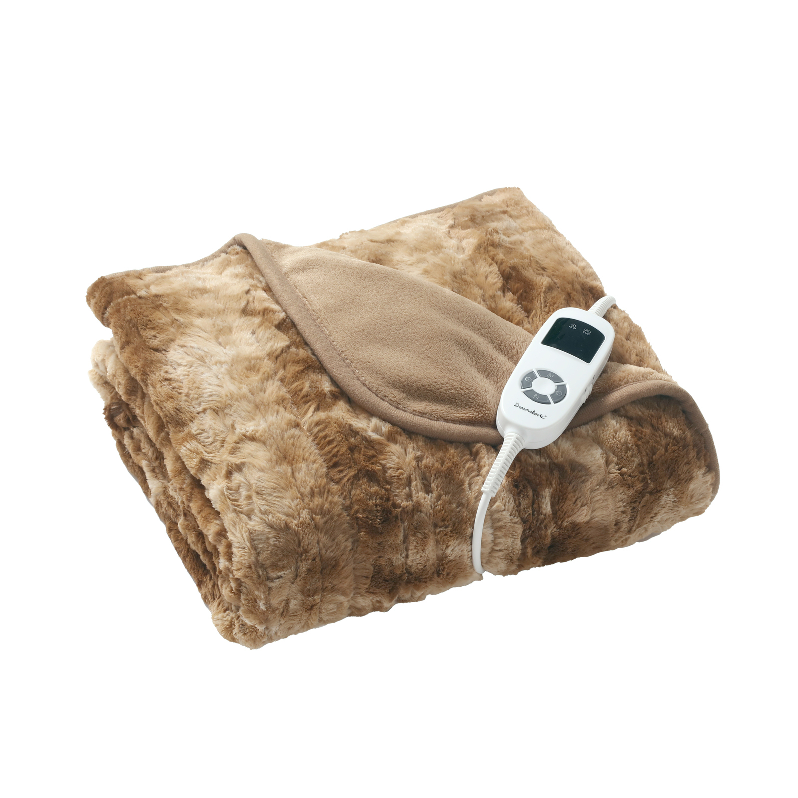 Dreamaker Washable Electric Heated Throw Rug Snuggle Blanket Fleece Faux Fur - Picture 117 of 156