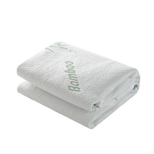 Dreamaker Baby Bamboo Knitted Cot Waterproof Mattress Protector - Picture 9 of 14