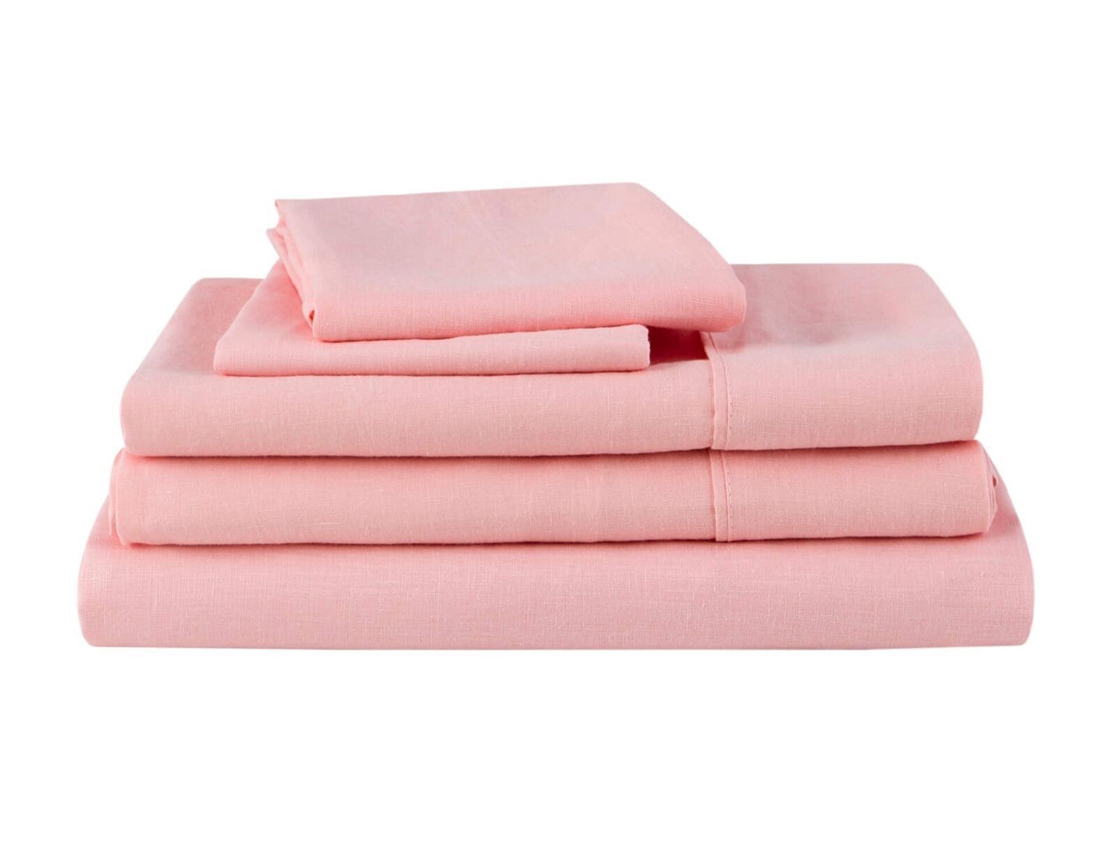 Natural Linen Sheet Set Quilt Cover Set Duvet Doona Single Double Queen King - Picture 37 of 63