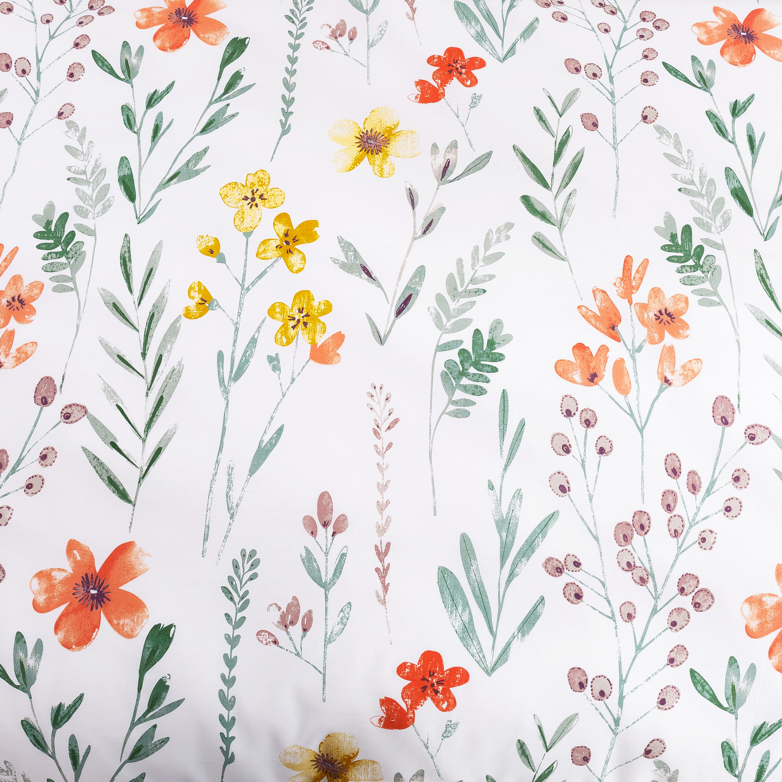 Dreamaker 100% Cotton Sateen Quilt Cover Set Daisy Print Single - Picture 16 of 30
