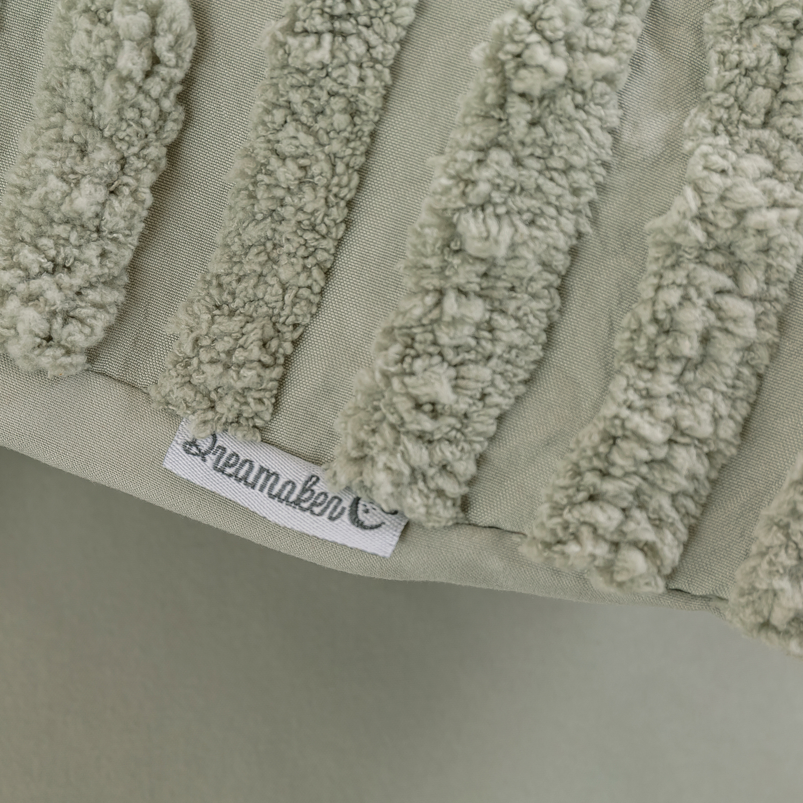 Dreamaker Fletcher Ultrafine Tufted Chenille Quilt Cover Set Sage - Picture 17 of 45