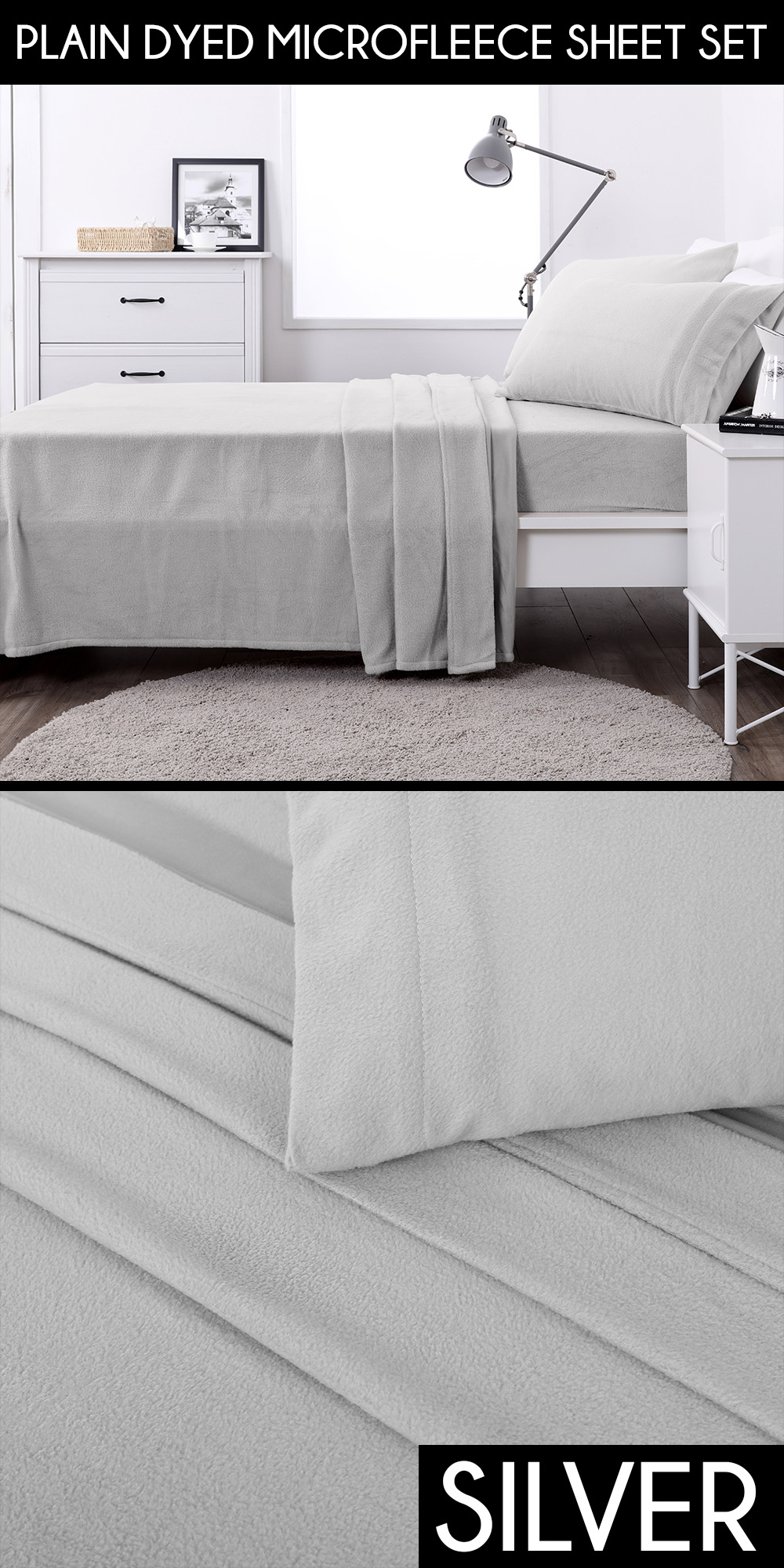 Microfleece Sheet Set